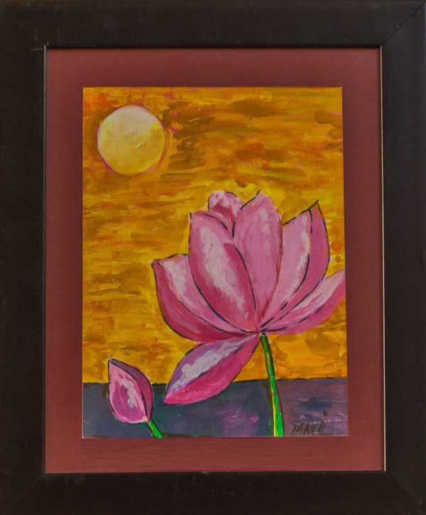 Art Gallery By Mani THE MORNING FLOWER 11.5 x 9.5